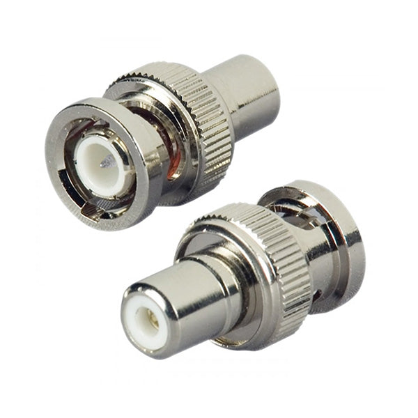 Mobileleb Electronics Accessories Silver / Brand New Plug BNC Male to RCA Female Adapter Connector - P230
