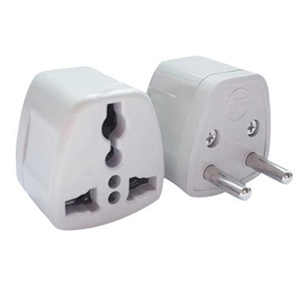 Plug Multipurpose Socket to 2 Round Pins Type C European Plug Power Adapter - P224