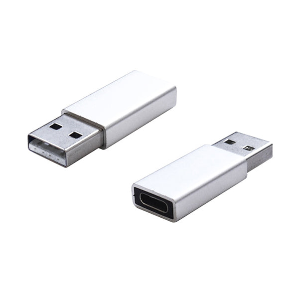 Mobileleb Electronics Accessories Silver / Brand New Plug USB Type C to USB 2.0 Female to Male - P253