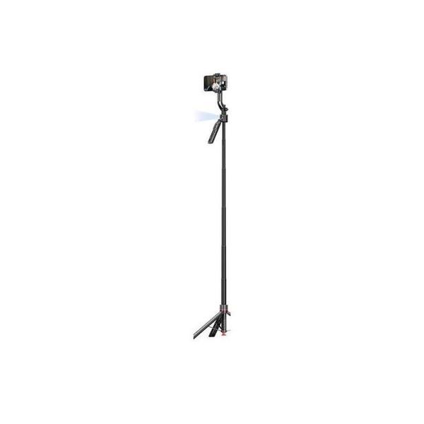 Mobileleb Electronics Accessories Black / 1 Year Promate TriPop-Ai 360° Ai Face Tracking Telescopic Selfie Stick with Auto Pop open Tripod Base
