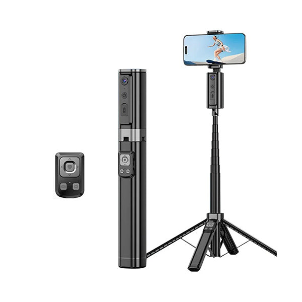 Mobileleb Electronics Accessories Smart Selfie Stick AI Tracking Face Follow Smart Four-Legged Floor Stand for Video Recording Live Streaming 1.5m
