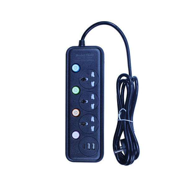 Mobileleb Electronics Accessories Navy / Brand New Socket Extension Colorful Series #T64U - 10666