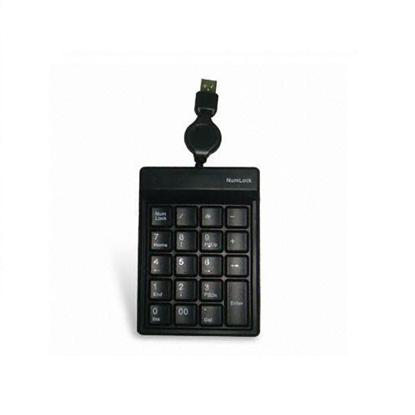 Mobileleb Electronics Accessories Black / Brand New Wired Numerical Keypad Mini for Desktop Computer PC Laptop - BL18