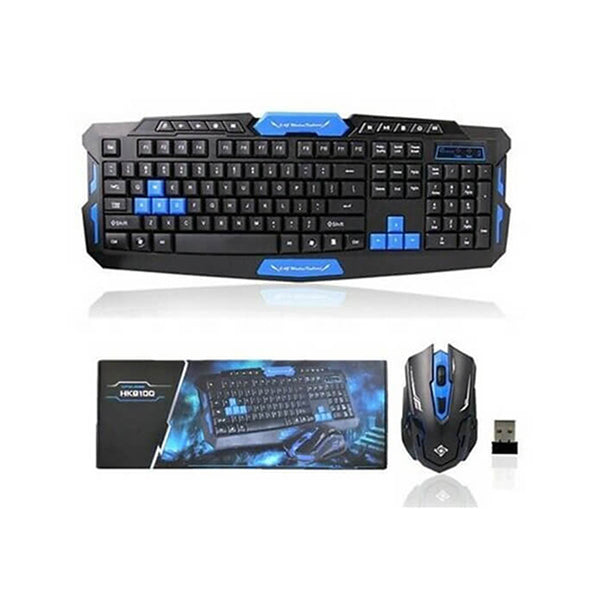 Mobileleb Electronics Accessories Black / Brand New Wireless Keyboard and Mouse, Computer Accessories for PC, MAC, Controller, Gaming Software - 13888