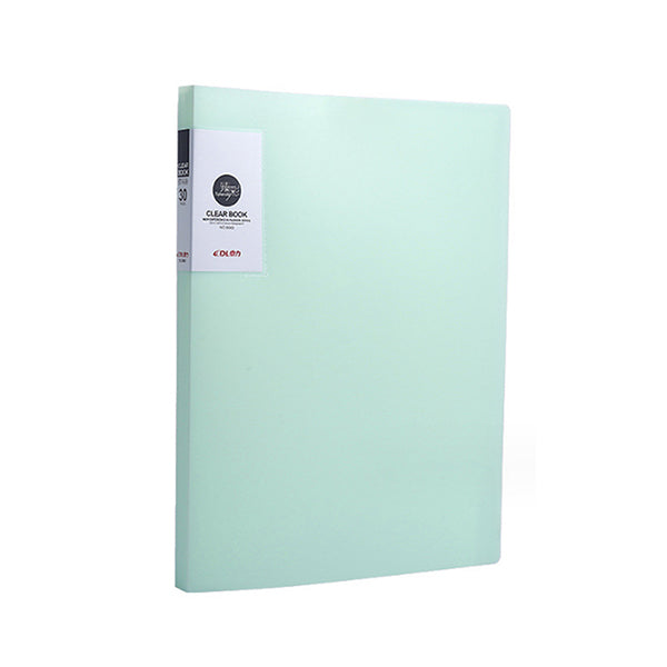 Mobileleb Filing & Organization Light Green / Brand New A4 30-Page Clear Storage Book - 10789