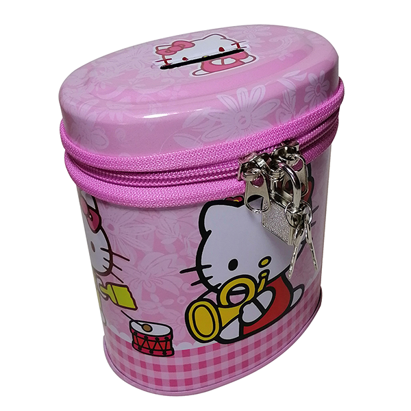 Mobileleb Filing & Organization Pink / Brand New Cylindrical Money Box - Hello kitty-CIRC