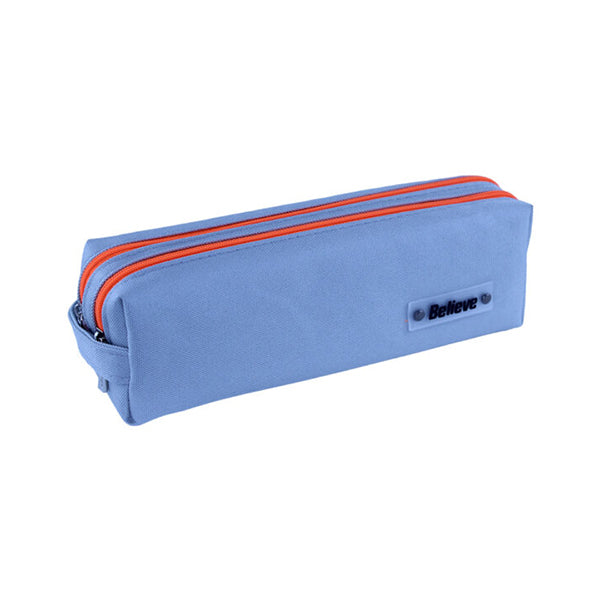 Mobileleb Filing & Organization Brand New / Model-4 Double Zipper Pencil Case College School - 10819