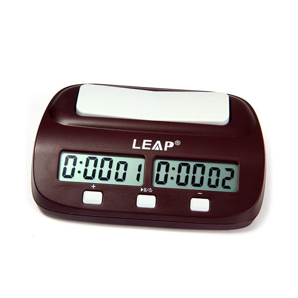 Mobileleb Game Timers Black / Brand New Professional LEAP PQ9907S Digital Chess Clock Count Up Down Timer with Clock