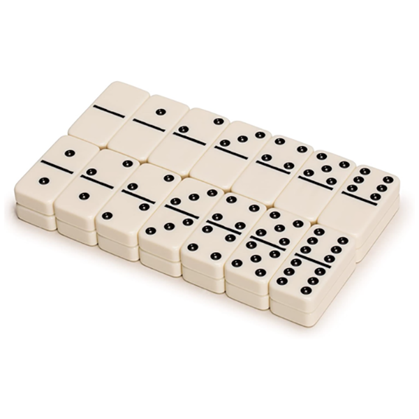 Mobileleb Games White / Brand New Double Six Dominoes
