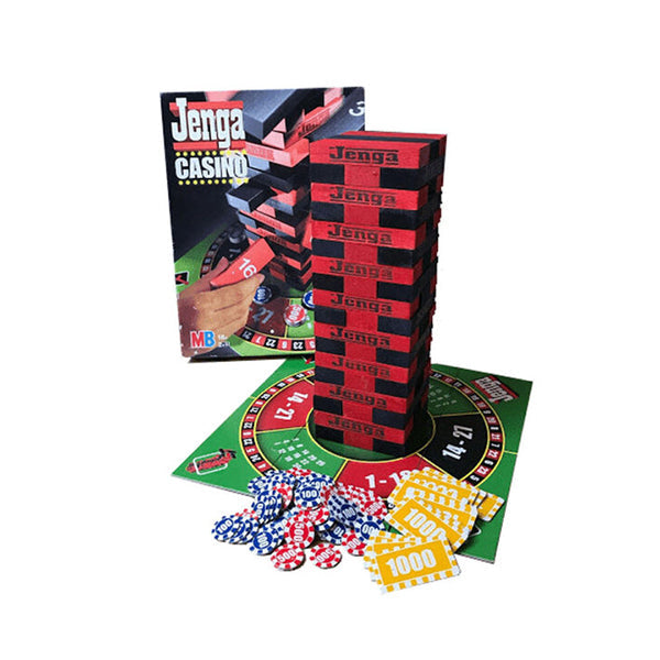 Mobileleb Games Black / Brand New Jenga Casino Edition - 96741