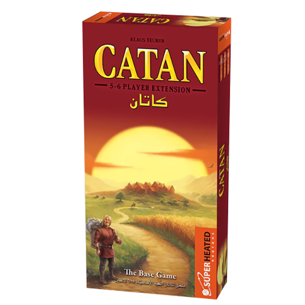 Mobileleb Games White / Brand New Original Catan Base Game Extension – ملحق ٥-٦ لاعبين