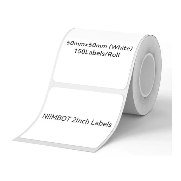 Mobileleb General Office Supplies Brand New Niimbot, Thermal Label Paper 50*50 - 150 White - T50*50 for B1/B21/B3S Models