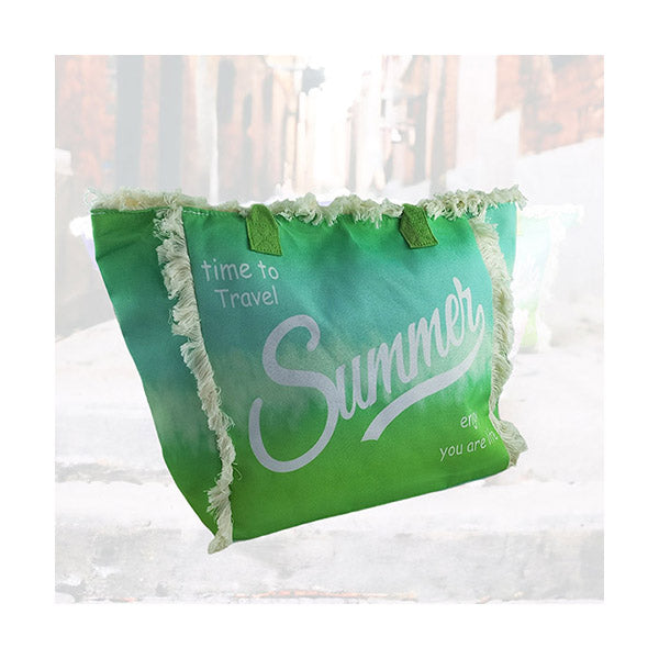 Mobileleb Handbags & Wallets & Cases Green / Brand New Women Summer Beach Bag 45 x 15 x 32 cm