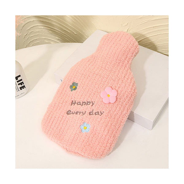 Mobileleb Health Care Pink / Brand New 1L Hands-In Hot Water Bottle and Cover L28 x W17Cm