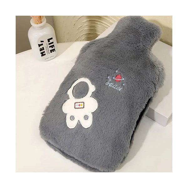 Mobileleb Health Care Dark Grey / Brand New 2L Hands-In Astronaut Hot Water Bottle and Cover L32 x W20Cm - 11130