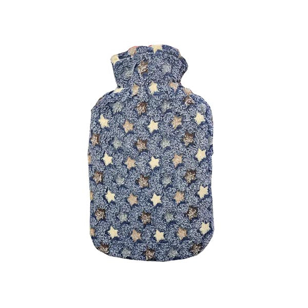 Mobileleb Health Care Navy / Brand New 2L Super Soft Fluffy Hot Water Bottle and Cover L32 x W20Cm - 97434