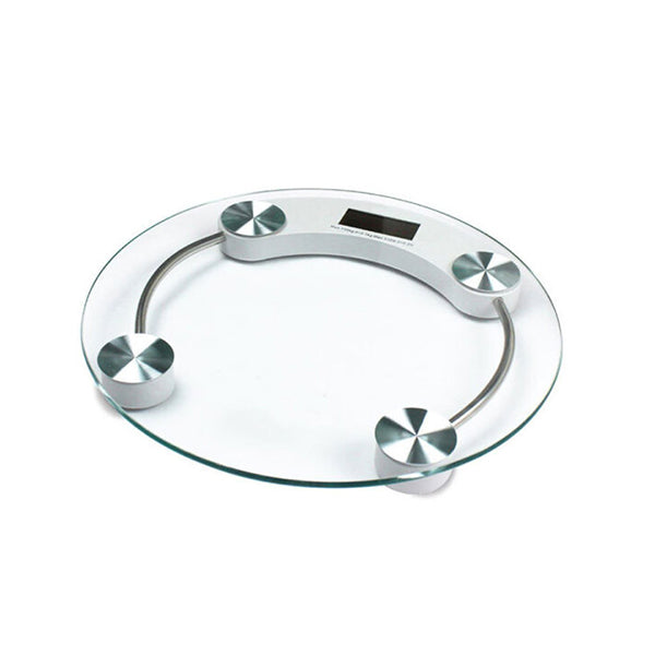 Mobileleb Health Care Transparent / Brand New / Round Digital Electronic Glass Transparent Weighing Scale - 77038