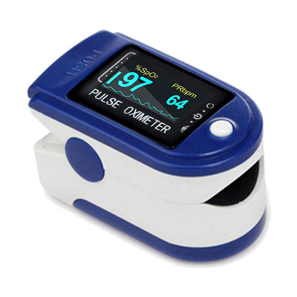 Mobileleb Health Care Blue / Brand New Fingertip Pulse Oximeter, Rotatable OLED Display - 95964