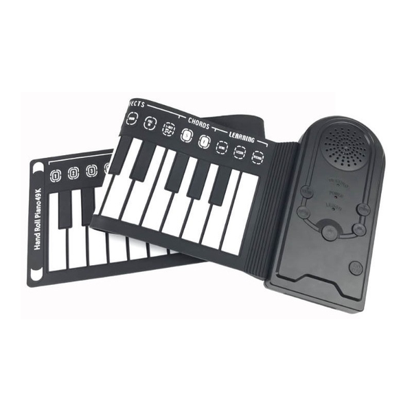 Mobileleb Hobbies & Creative Arts Black / Brand New Conqueror Flexible Roll-Up Keyboard Piano – MK49