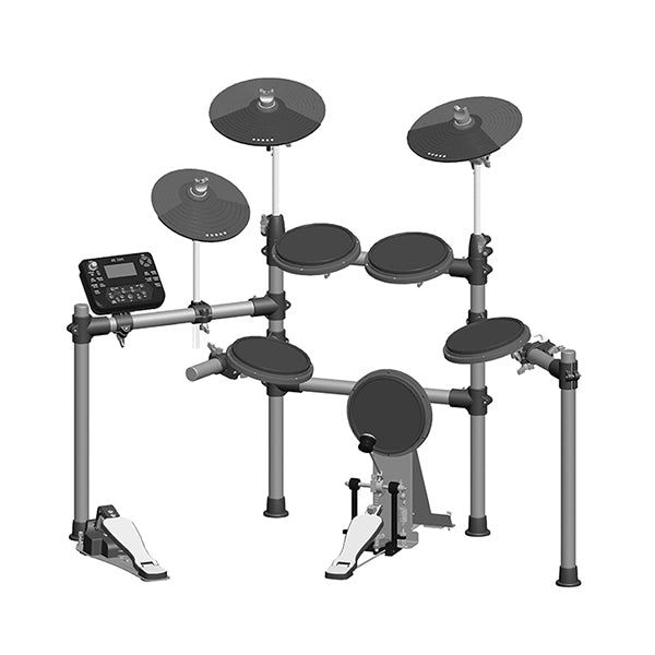 Mobileleb Hobbies & Creative Arts Black / Brand New Electronic 8-Piece Drum Kit Bundle - DS001