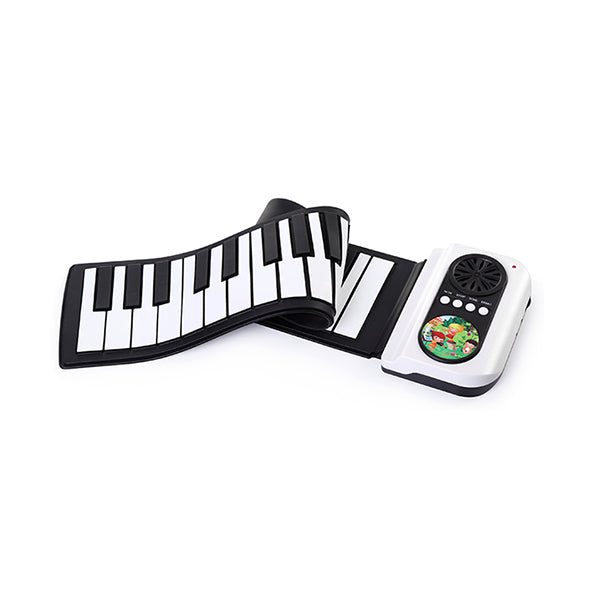 Mobileleb Hobbies & Creative Arts Black / Brand New Flexible Roll-Up Keyboard Piano Portable Foldable Silicone Piano 37 Key with Speaker - M409