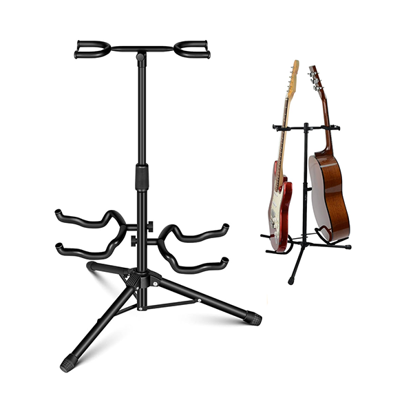 Mobileleb Hobbies & Creative Arts Black / Brand New Guitar Stand with Multiple Neck Holders - 2 Necks