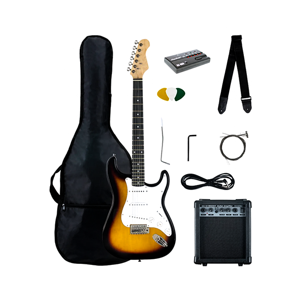 Mobileleb Hobbies & Creative Arts Maxtone Professional Electric Guitar Package, Complete Starting Set