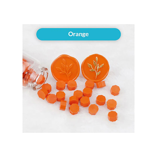 Mobileleb Hobbies & Creative Arts Orange / Brand New Wax Beads Set for Stamp - 15704