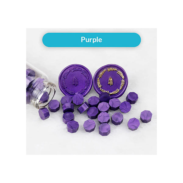 Mobileleb Hobbies & Creative Arts Purple / Brand New Wax Beads Set for Stamp - 15704