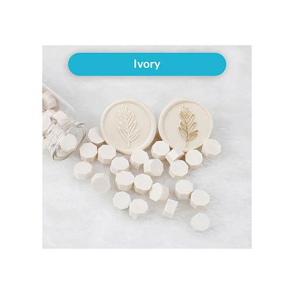 Mobileleb Hobbies & Creative Arts White / Brand New Wax Beads Set for Stamp - 15704