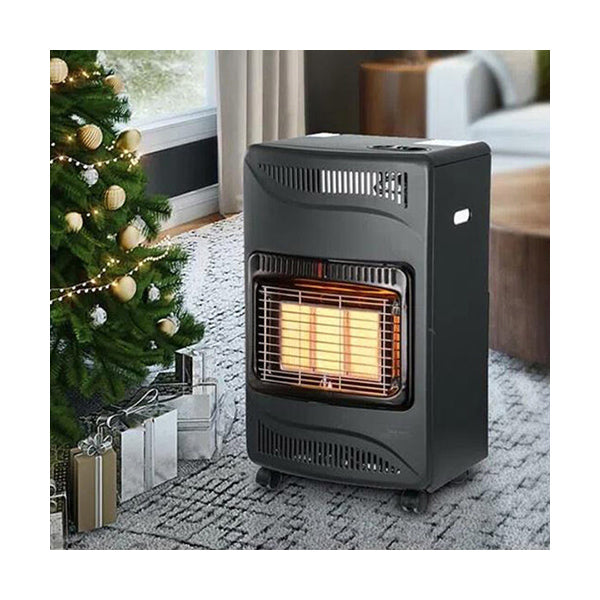 Mobileleb Household Appliances Black / Brand New Indoor Mobile Free Standing Gas Heater