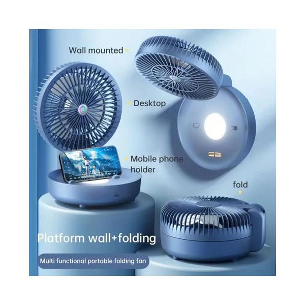 Mobileleb Household Appliances Brand New Portable Handheld Personal Rechargeable Multifunctional Circulating Fan