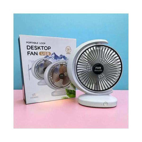 Portable Loop Mini Desktop USB Fan Best Price in Lebanon – Mobileleb