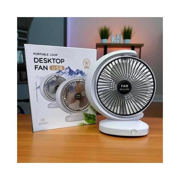 Portable Loop Mini Desktop USB Fan Best Price in Lebanon – Mobileleb