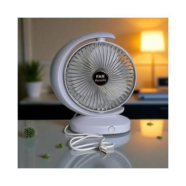 Mobileleb Household Appliances Brand New Portable Loop Mini Desktop USB Fan