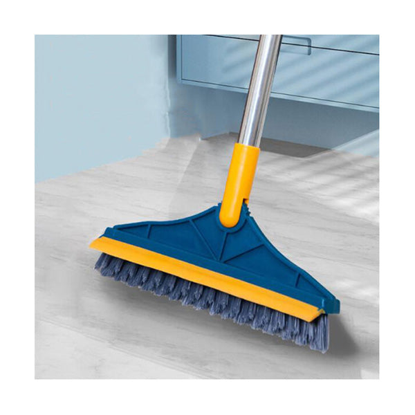 Mobileleb Household Supplies Navy / Brand New 2 in 1 Floor Scrub Brush With Squeegee - 98482