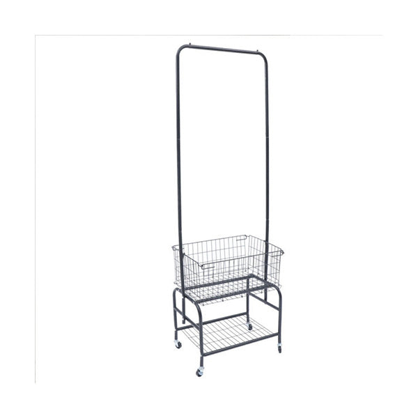 Mobileleb Household Supplies Black / Brand New Clothes Stand Laundry Hanger, Shoe Rack & Metal Baskets - 98506