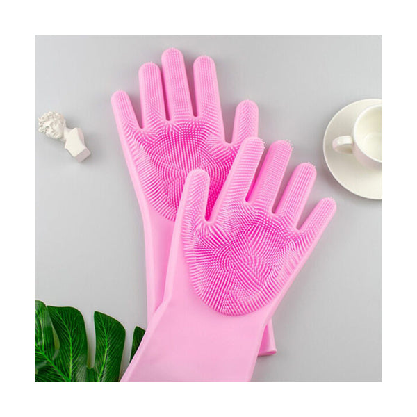 Mobileleb Household Supplies Pink / Brand New Cool Gift, Magic Silicone Gloves 1 Pair