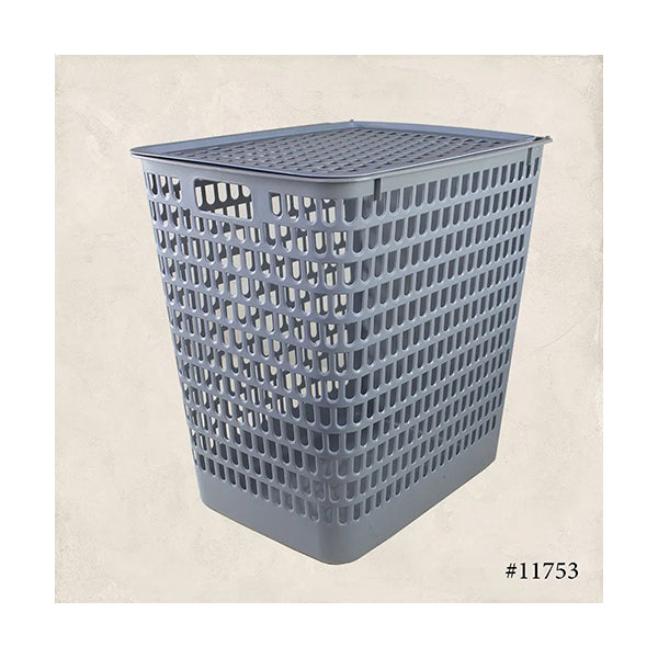 Mobileleb Household Supplies Grey / Brand New High Flexible Laundry Basket with Handles and Lid - 11753