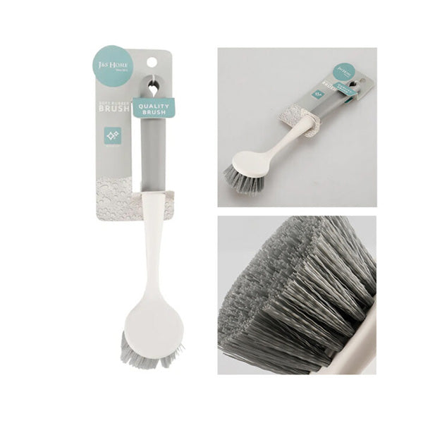 Mobileleb Household Supplies White / Brand New J&S Home, Rubber Handle Pot Cleaning Brush, JS185284 - 98800