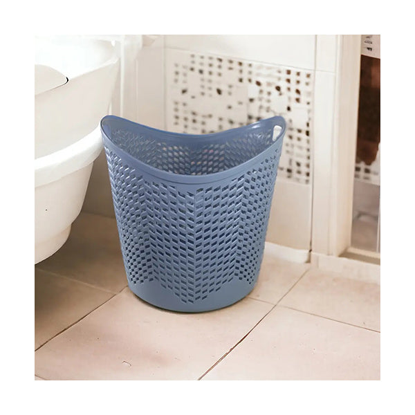 Mobileleb Household Supplies Grey / Brand New Oval Flexible Laundry Basket with Handles - 11757