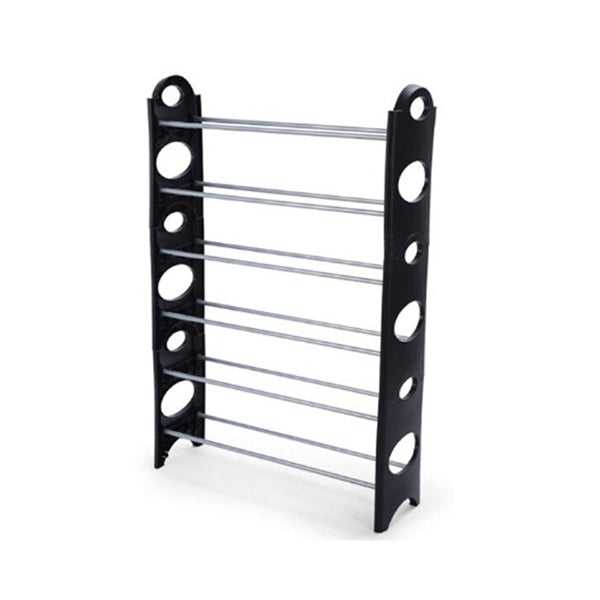 Mobileleb Household Supplies Black / Brand New Stackable Shoe Rack, Shoe Organizer - 6 Layers