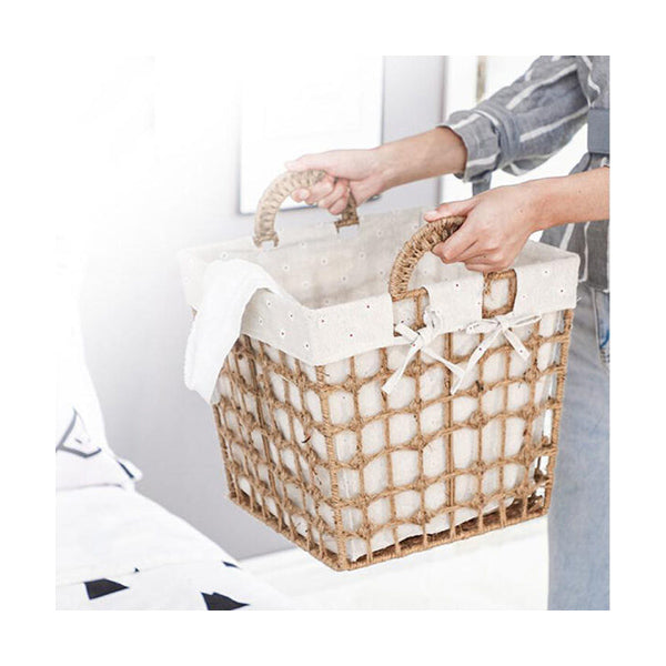 Mobileleb Household Supplies Beige / Brand New Storage Basket Rattan - Size Large - 10958