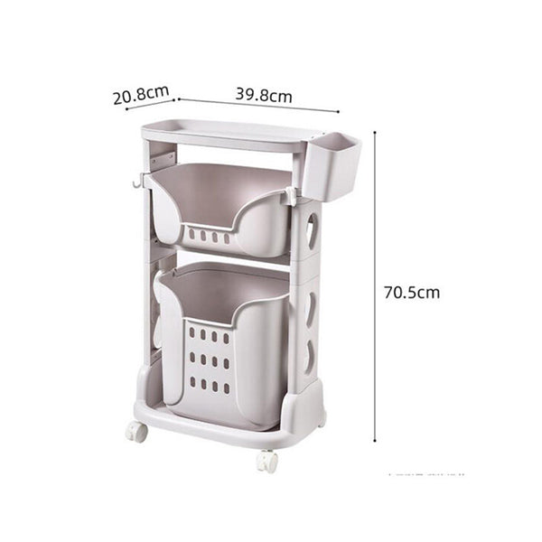 Mobileleb Household Supplies Beige / Brand New Stylish Laundry Basket - 3 Tier - 97906