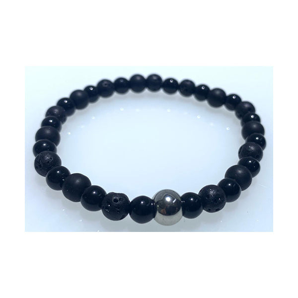 Mobileleb Jewelry Black / Brand New Bracelets Unisex Lava Stone Bracelet - Bra0WbWPl