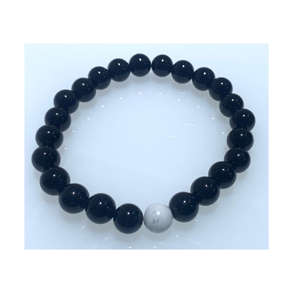 Mobileleb Jewelry Black / Brand New Crystal Bead Bracelets Stretch, Round Shape for Unisex - Cry0yiUG2