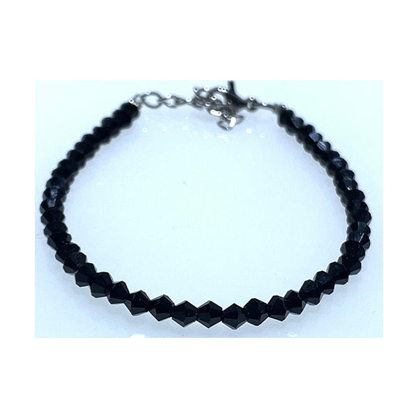 Mobileleb Jewelry Black / Brand New Crystal Beads Bracelet for Women - CryxDfksM