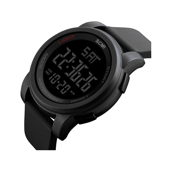 Mobileleb Jewelry Black / Brand New Silicone Sport Digital Men Watch Waterproof LED 24-1 - 10204