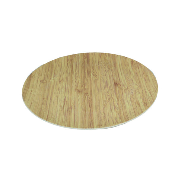 Mobileleb Kitchen & Dining Brown / Brand New 25cm Plate Wooden Melamine Dinnerware - 97067