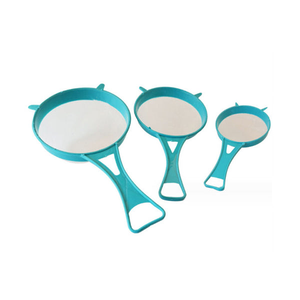 Mobileleb Kitchen & Dining Light Blue / Brand New 3-Pieces Strainer Set - 10549